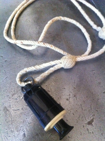 Vintage Siren Whistle Necklace
