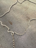 Vintage Sterling Victorian Tassel Necklace