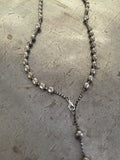 Vintage Military Issue Rosary & Key Necklace